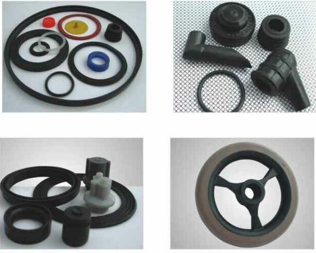 rubber products made by the automatic vulcanizing machine (Otomatik vulkanizasyon makinesi tarafından yapılan kauçuk ürünler)