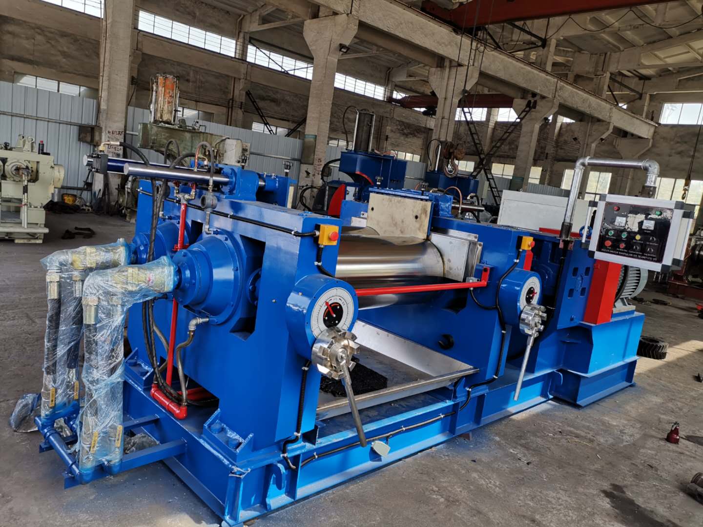 Installation of Rubber Open Rolling Mill in Russia 